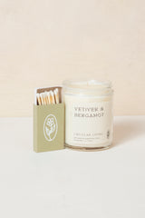 Soy Wax Candle, Vetiver & Bergamot