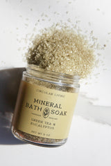 Mineral Bath Soak, Green Tea & Eucalyptus