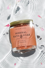 Mineral Bath Soak, Rose Petal & Geranium