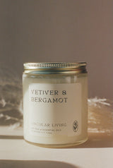 Soy Wax Candle, Vetiver & Bergamot