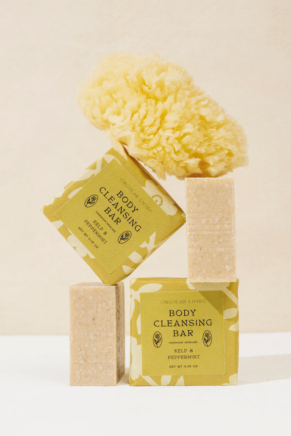 Body Cleansing Bar, Peppermint & Kelp