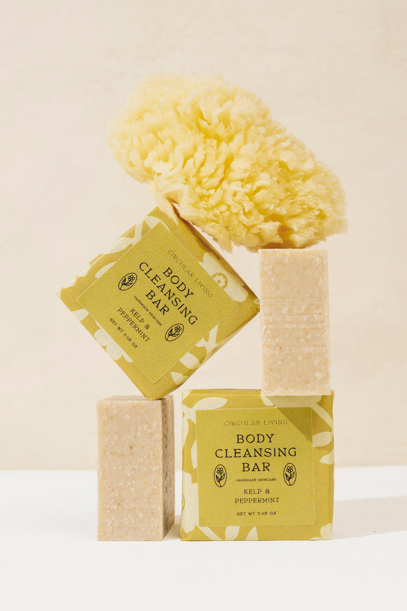 Body Cleansing Bar, Peppermint & Kelp