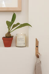 Soy Wax Candle, Cedarwood Geranium Clary Sage