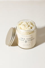 Sea Salt Body Scrub, Vetiver & Bergamot