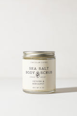 Sea Salt Body Scrub, Vetiver & Bergamot