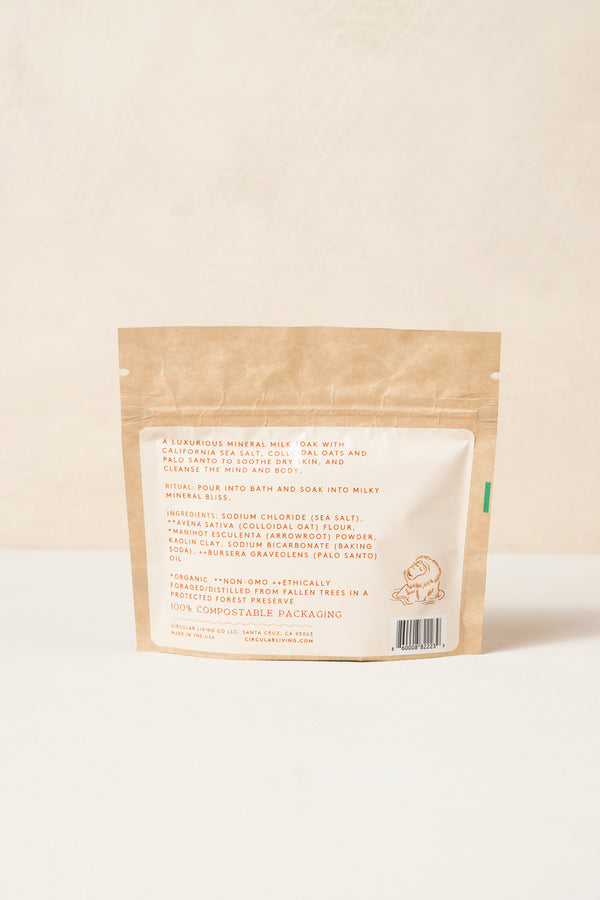 Mineral Milk Soak Sachet, Palo Santo
