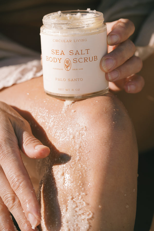 Sea Salt Body Scrub, Palo Santo