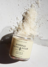 Mineral Bath Soak, Vetiver & Bergamot